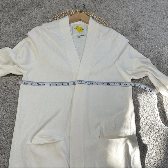 SOLD | Kerri Rosenthal Women’s Poppy Be Alright Duster Cardigan Sweater Cream L - Picture 14 of 14